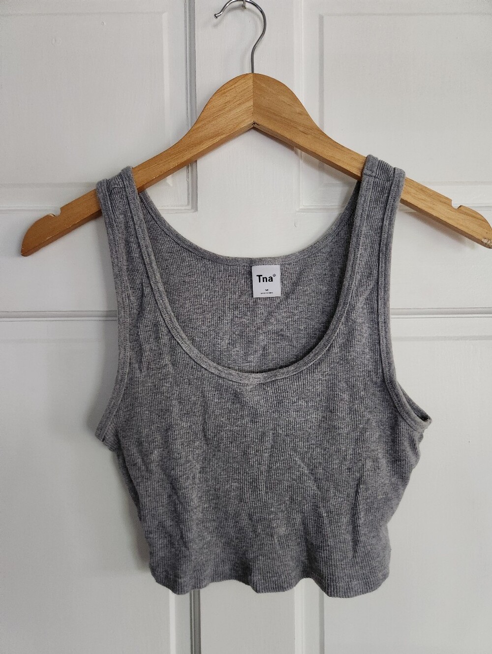 Aritzia Tna Ribbed Cropped Tank Top